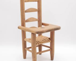 Handcrafted School Desk Doll Chair