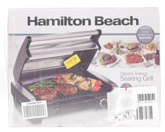 Hamilton Beach Electric Indoor Searing Grill 25361 - New