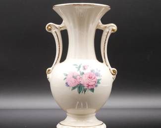 Vintage 1940's Spaulding China Gilded Porcelain Vase