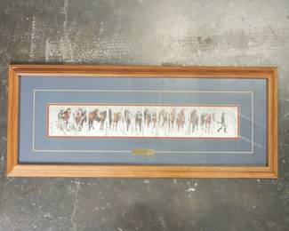 "Two Indian Horses" By Bev Doolittle Framed Art Print