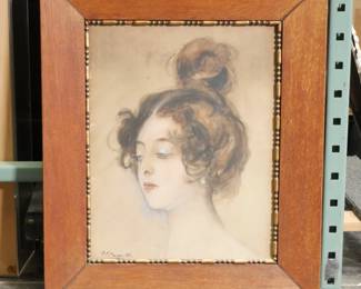 "Saharet" Watercolor Reproduction by W. Meyer (1906)