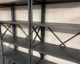 Metal Shelves Lot Of Three