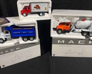 Mack Die Cast Metal R Model Dump Truck And Mixed