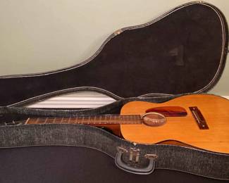 Vintage 1960s Harmony H162 Acoustic Guitar Bundle W Case Exta Strings