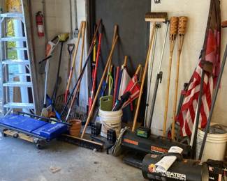 Garage Hand Tool Mystery Assortment Werner 6 Ft Ladder, Weed Eater, Remington Heater More