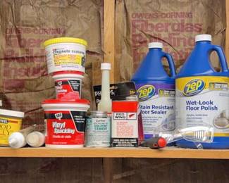 Paint, Spackle, Floor Polish, Lights More