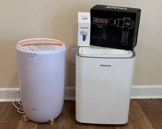 Towel Warmer, Dehumidifier, Percussion Massage Gun