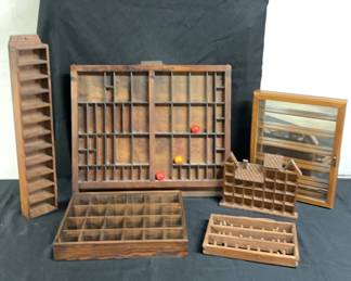Wood Display Cases