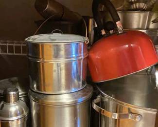 Mystery Lot Stainless Steel Metal Kitchen Bakeware More