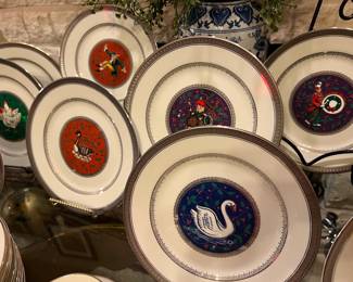 12 Days of Christmas Plates