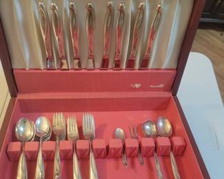 Reed and barton silver sculpture sterling silverware set