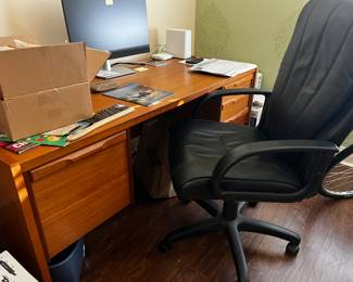 Desk and chair