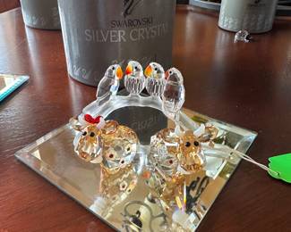 Swarovski Crystal love birds