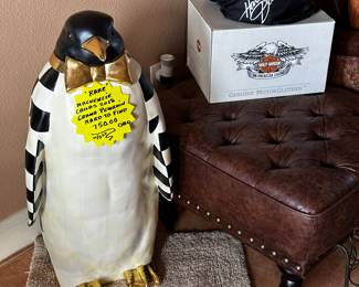 McKenzie Childs rare PENGUIN with the box