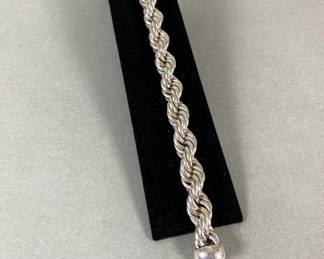 Sterling Silver Rope Bracelet
