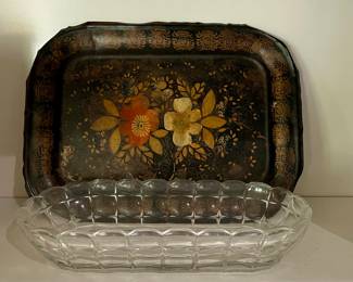 Beautiful painted toleware 