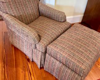 One of a pair of chairs. 