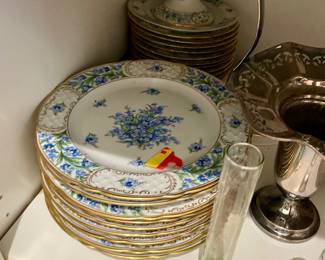 Beautiful Schuman "Forget Me Not" by Schumann-Bavaria.  There is a huge set for dinner and luncheons. 