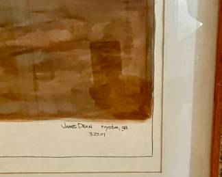 James Dean artist from Royston GA folk art