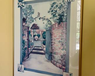 Framed posters of flower shows