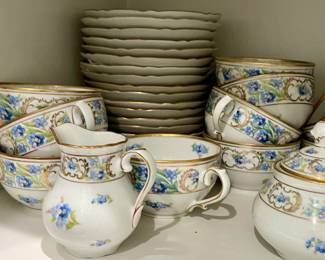 Beautiful Schuman "Forget Me Not" by Schumann-Bavaria.  There is a huge set for dinner and luncheons. More Bluebell--tons of this pattern