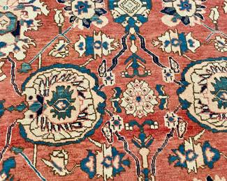 Pakistani Rug, 4th quarter 20th century Measurements: 9'2" L x 6' W