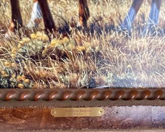 Horse picture numbered edition by Tim Cox