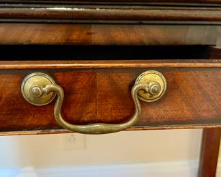 Beautiful Chippendale Game Table, Mahogany with pine and oak as secondary wood.  English late 18th century  Measurements 29"H x 33 1/2" W x 16" deep