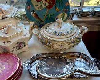 Beautiful porcelain vases