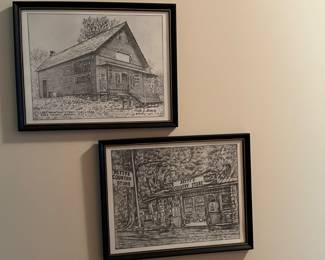 Pen and Ink of Atlanta area Landmarks
