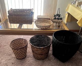 Coffee Tables, Wicker Baskets 