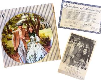 Home of Tara Gone Within The Wind Plate 