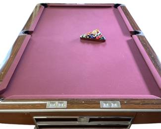 Brunswick Gold Crown Pool Table 