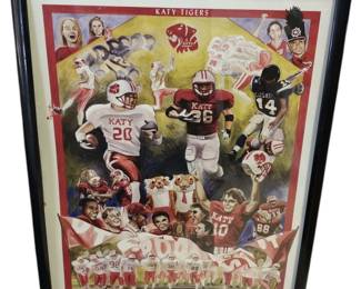 Katy Tigers Framed 