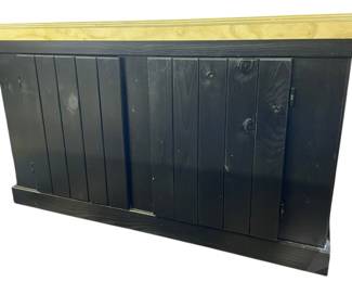 Rolling Custom Wood Cabinet 