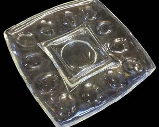 Vintage Hazel Atlas Deviled Egg Server Dish 