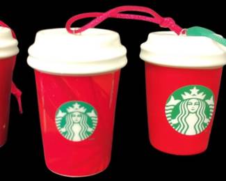 Starbucks Christmas Ornaments 