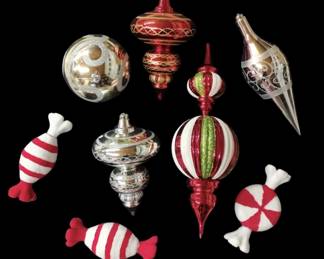 Assorted Christmas Bulbs Decor 
