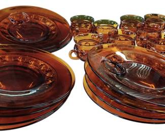 Amber King Luncheon Sets 