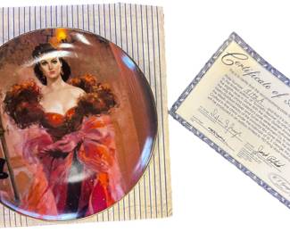 Scarletts Resolve GWTW Plate 