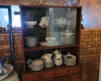 Vintage Hutch, Vintage German Black Forrest China Set