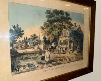 the Village Street print