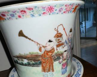 asian plant pot
