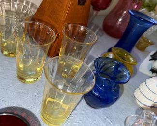 Depression Glass Tumblers