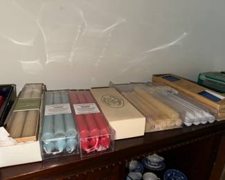lots of new old candles