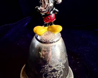 Kirk Stieff Mickey Mouse musical bell