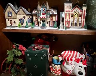 Assorted holiday decor