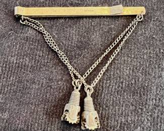 Sterling silver tie clip