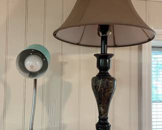Assorted table lamps