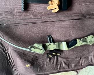 Precision Shooting Equipment Magna-Flite compound bow in zippered case